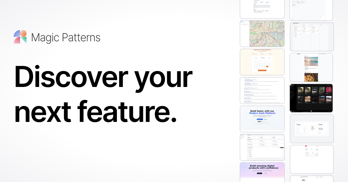 Magic Patterns: AI Design Tool